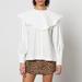 Romeo Cotton-poplin Broderie-anglais Blouse - White - Damson Madder Tops