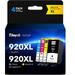 920XL Ink Cartridge Compatible for HP 920 XL 920 Combo Pack for Officejet 6500 6500A 6000 7000 7500 7500A E709 Printer