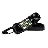 AT&T 210 Basic Trimline Corded Phone No AC Power Required Wall-Mountable Black