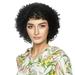 LIANGP Black Small Curly Wig Party Fluffy Curly Synthetic Short Wig Wavy Wig Synthetic Curly Wig For Girls Natural Feeling Wavy Wig