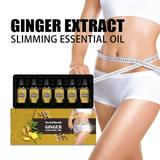 NuoWeiTong Essential Oils Slimming Ginger Oil Belly Ginger Oil Ginger Oil Belly Button Slimming Stomach Massage Oil Anti-cellulite Massage Oil Ginger Massage Oil 60ml