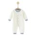 Itsun Toddler Boy Pajamas Toddler Fleece Pajamas Baby Boy Girl Solid Romper Short/Long Sleeve Jumpsuits Clothes Sets White 80