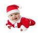 eczipvz Baby Girl Clothes Christmas Clothes Set Pajamas For Baby Girls Boys Christmas Santa XMAS Toddler Kids Clothes Sets (Red 2-3 Years)