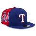 Men's New Era Royal/Red Texas Rangers Gameday Sideswipe 59FIFTY Fitted Hat