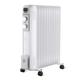 Portable Electric Heater with Adjustable Thermostat - Oil Filled Radiator