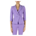 Elisabetta Franchi, Jackets, female, Purple, L, Coats