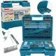 Makita E-06270 212Pc Drill Bit Maintenance Set Wood Stone Metal Holesaw Flat Bit