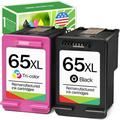 Limeink Remanufactured Ink Cartridges Replacement for HP Ink 65 65XL for HP 65 Ink Cartridges Black Color Combo Pack