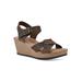 Women's Prezo Sandal by White Mountain in Brown Leather (Size 8 M)