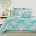 Esme Comforter Set Aqua, King / Cal King, Aqua