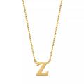 Isabel Bernard Necklaces - Le Marais Chloé 14 Karat Initial Necklace Letter Z - gold - Necklaces for ladies