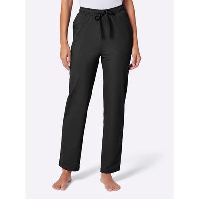 Jogginghose FEEL GOOD, Damen, Gr. 22/23, Kurzgrößen, schwarz, 95% Baumwolle, 5% Elasthan, unifarben, Hosen Image