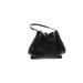 Burberry Leather Bucket Bag: Black Solid Bags