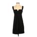 White House Black Market Cocktail Dress - A-Line: Black Solid Dresses - New - Women's Size 2