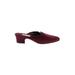 Cacique Mule/Clog: Burgundy Shoes - Women's Size 8