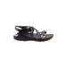 Chaco Sandals: Black Solid Shoes - Women's Size 8 - Open Toe