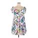 Torrid Casual Dress - Mini: White Print Dresses - Women's Size 1X Plus