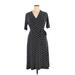 41Hawthorn Casual Dress - A-Line V-Neck Short Sleeve: Black Dresses - Women's Size 1X