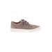 Express Sneakers: Gray Solid Shoes - Women's Size 8 - Almond Toe