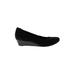 East 5th Wedges: Black Solid Shoes - Women's Size 9 - Almond Toe