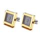 Functional Watch Cufflinks Square Clock Cuff Links Watch Cufflink Cuffs Casual