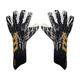 Goalkeeper Gloves, Goalie Gloves, Football Gloves, Breathable Football Goalkeeper Gloves, for Adult and Youth (Color : Gold and black, Size : 6)