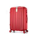 ZNBO 14 inch Suitcase Lightweight,Trolley Carry On Hand Cabin Luggage Suitcases,Hard Shell Suitcase,Rolling Suitcase Travel,Suitcase Expandable Luggage,Red,16