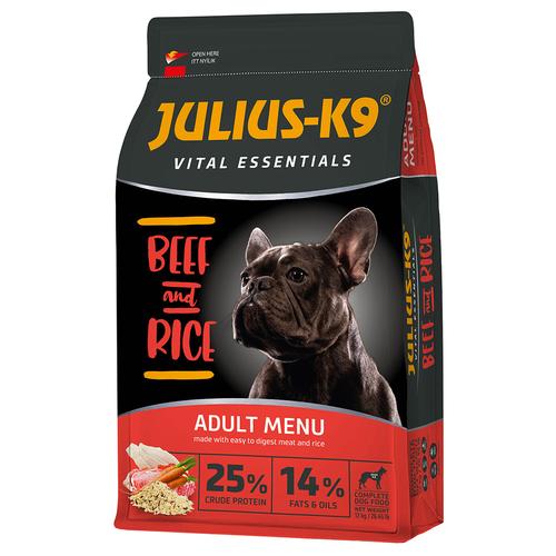 12kg JULIUS-K9 High Premium Vital Essentials Rind Hundefutter trocken