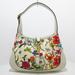 Gucci Bags | Gucci Jackie Flora Medium Hobo Bag Shoulder Bag 550152 Cream Canvasleather Women | Color: Cream | Size: Os