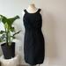Anthropologie Dresses | Anthropologie Linen Black Oleander Floral Embroidered Mini Dress | Color: Black | Size: 2