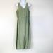 Anthropologie Dresses | Anthropologie Cloth And Stone Green Sleeveless Button Up Maxi Dress Size Mp | Color: Green | Size: Mp