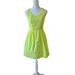American Eagle Outfitters Dresses | American Eagle Outfitters Lime Green Eyelet Lace Sleeveless Summer Dress Size 0 | Color: Green/Yellow | Size: 0