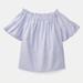 Kate Spade Tops | Kate Spade Broome Street Stripe Top | Color: Blue/White | Size: S