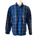 Columbia Jackets & Coats | Columbia Blue Long Sleeve Jacket Looks Like Flannel Print Lined | Color: Blue/Gray | Size: M