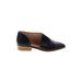 CATHERINE Catherine Malandrino Flats: Slip On Stacked Heel Casual Black Print Shoes - Women's Size 8 1/2 - Almond Toe