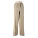 Liz Claiborne Dress Pants - High Rise Straight Leg Trouser: Tan Bottoms - Women's Size 12