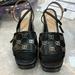 Gucci Shoes | Gucci Stud Embellished Platform Sandal | Color: Black/Silver | Size: 8.5