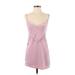 Victoria's Secret Casual Dress - Mini V Neck Sleeveless: Pink Dresses - Women's Size X-Small