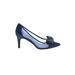 Charter Club Heels: Pumps Stilleto Cocktail Party Blue Print Shoes - Women's Size 7 - Pointed Toe