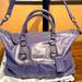 Coach Bags | Coach Ashley Pleated Soho Convertible Satchel Bag Euc | Color: Purple/Silver | Size: Os