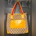 Gucci Bags | Gucci Vintage Tote Bag Rare Striped Handle | Color: Tan | Size: Os