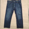 Levi's Jeans | Levi's 569 Dark Wash Zip Fly Loose Straight Fit Denim Jeans Men's Size W42 L32 | Color: Blue | Size: 42