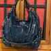 Coach Bags | Large Coach Tote In Navy Blue Patent Leather | Color: Blue | Size: Os
