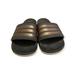 Adidas Shoes | Adidas Adilette Black & Gold Post-Swim Cloudfoam Aqua Slides (Eg1758) Sz. 8 | Color: Black/Gold | Size: 8