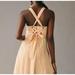 Anthropologie Dresses | Anthropologie Maeve Square Neck Tie Back A-Line Midi Maxi 10 Dress Spring $170 | Color: Orange | Size: 10