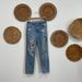 American Eagle Outfitters Jeans | Aeo American Eagle Blue Distressed High Waist High Rise Mom Jean Jeans 4 | Color: Blue | Size: 4