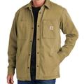 Carhartt Jackets & Coats | Carhartt Duck Canvas Rugged Flex Relaxed Fleece Lined Brown Shirt Jacket. 3xlt | Color: Brown | Size: 3xlt