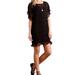 Anthropologie Dresses | Athe Vanessa Bruno Rouched Black Dress 36 | Color: Black | Size: 36eu