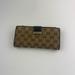 Gucci Bags | Gucci Brown Monogram Continental Flap Wallet | Color: Brown/Tan | Size: Os