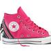 Adidas Shoes | Converse Pink Hi Tops 7.5 | Color: Blue/Pink | Size: 7.5
